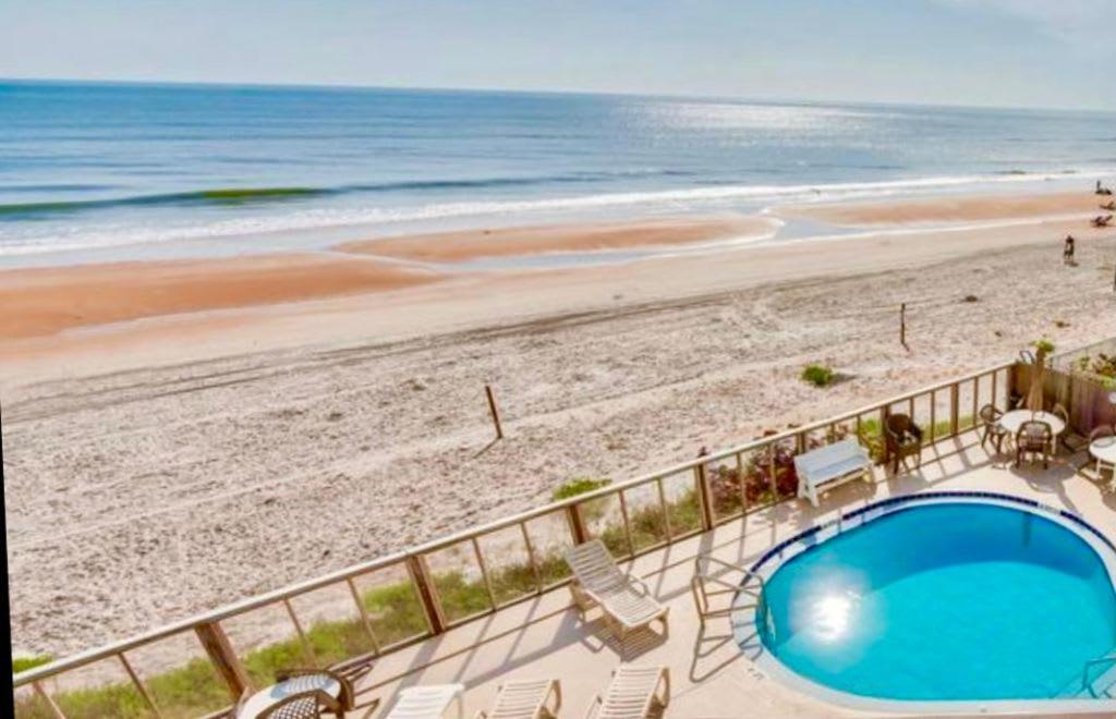 Coastal Cozy - Ocean View At Symphony Beach Club Ormond Beach Esterno foto